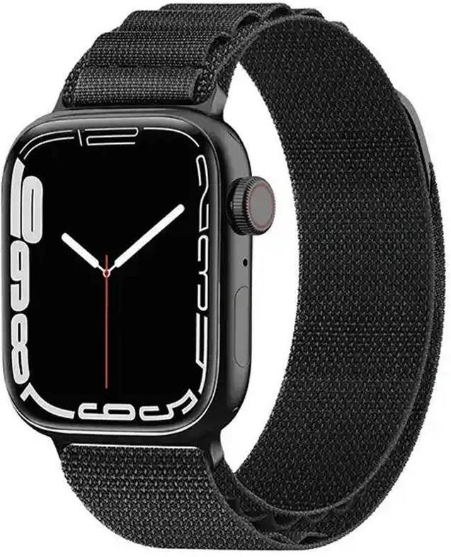 Apgo Pasek Opaska Bransoleta Alpine Czarny Do Apple Watch Mm