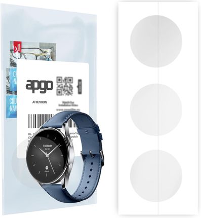 Apgo 3X Folia Hydrożelowa Do Xiaomi Watch S2 42 Mm - Smartwatch Hydrogel Protection