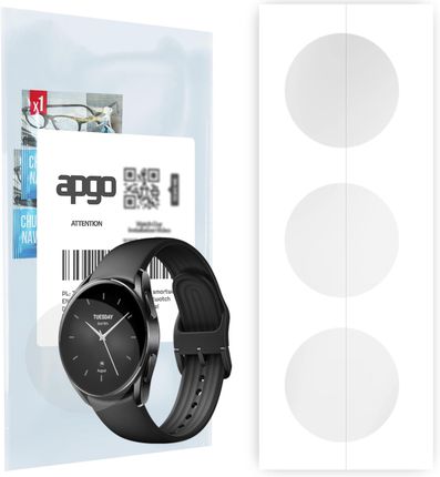Apgo 3X Folia Hydrożelowa Do Xiaomi Watch S2 46 Mm - Smartwatch Hydrogel Protection