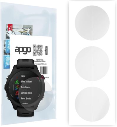 Apgo 3X Folia Hydrożelowa Do Garmin Forerunner 255S Music - Smartwatch Hydrogel Protection