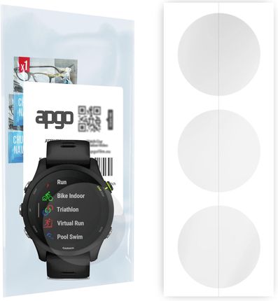 Apgo 3X Folia Hydrożelowa Do Garmin Forerunner 255 Music - Smartwatch Hydrogel Protection