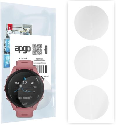 Apgo 3X Folia Hydrożelowa Do Garmin Forerunner 255S - Smartwatch Hydrogel Protection