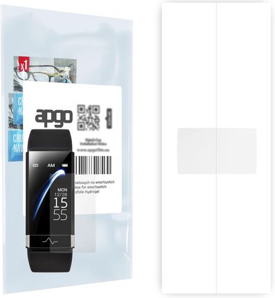 Apgo 1X Folia Hydrożelowa Do Watchmark Kardiowatch Wv19 - Smartwatch Hydrogel Protection