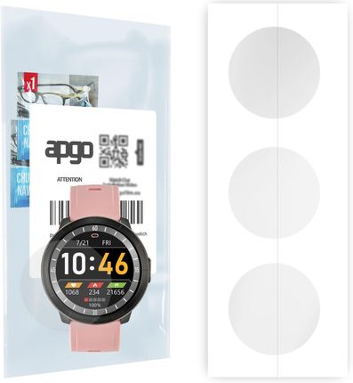 Apgo 3X Folia Hydrożelowa Do Watchmark Kardiowatch Wm18 Plus - Smartwatch Hydrogel Protection