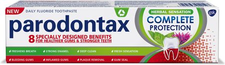 Parodontax Complete Protection Herbal Sensation Pasta do zębów na krwawiące dziąsła 75 ml