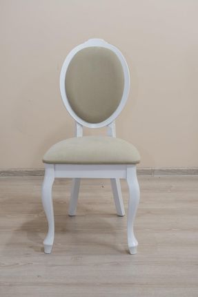 Krzesło Wera – Profilowane Nogi Okrągłe Oparcie Styl Art Deco