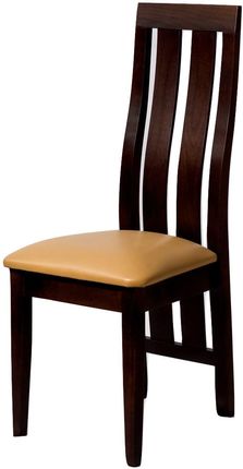Drewniane Krzesło Narta Profilowane Oparcie Wycięte Wzory