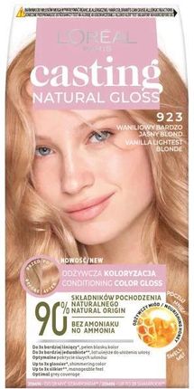 L’Oreal Paris Casting Natural Gloss Farba do włosów 923 Waniliowy Bardzo Jasny Blond