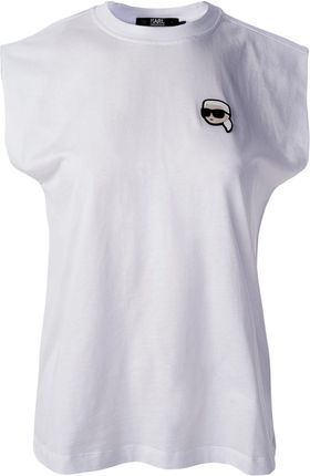 Damska Koszulka Karl Lagerfeld Ikonik 2.0 Tank 230W1723-100 – Biały