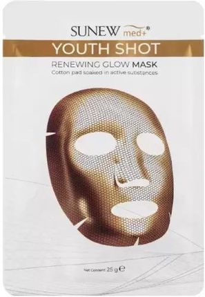 Sunewmed+ Youth Shot Regeneracja + Glow Maska W Płachcie 1 Szt.