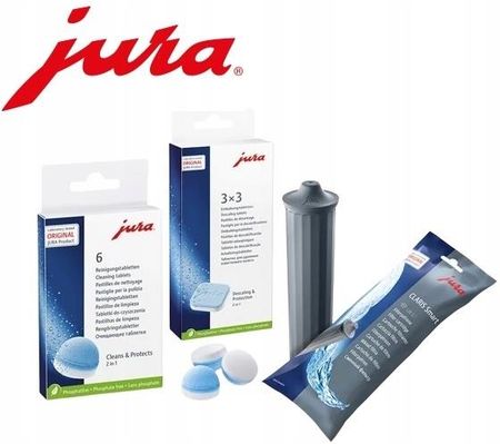 Jura Filtr Claris + Tabletki Odkamieniające E8 Z6 24225