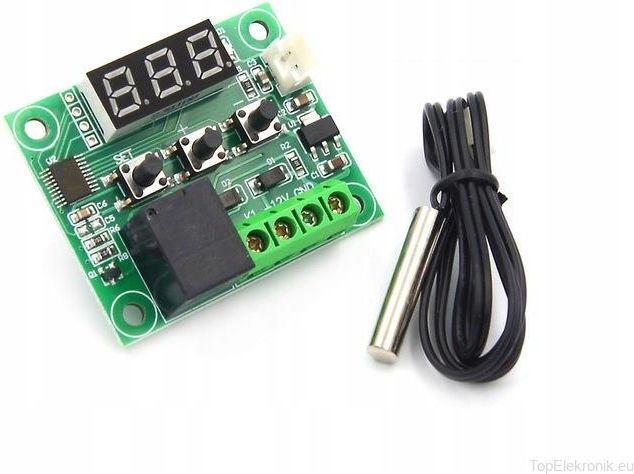 Sensore Temperatura 12v Termostato Digitale W1209 &ndash; Sensore Temperatura 50- 110&deg;C, 12V, Con Custodia, Per Fai Da Te Thermostat Setting For Incubator