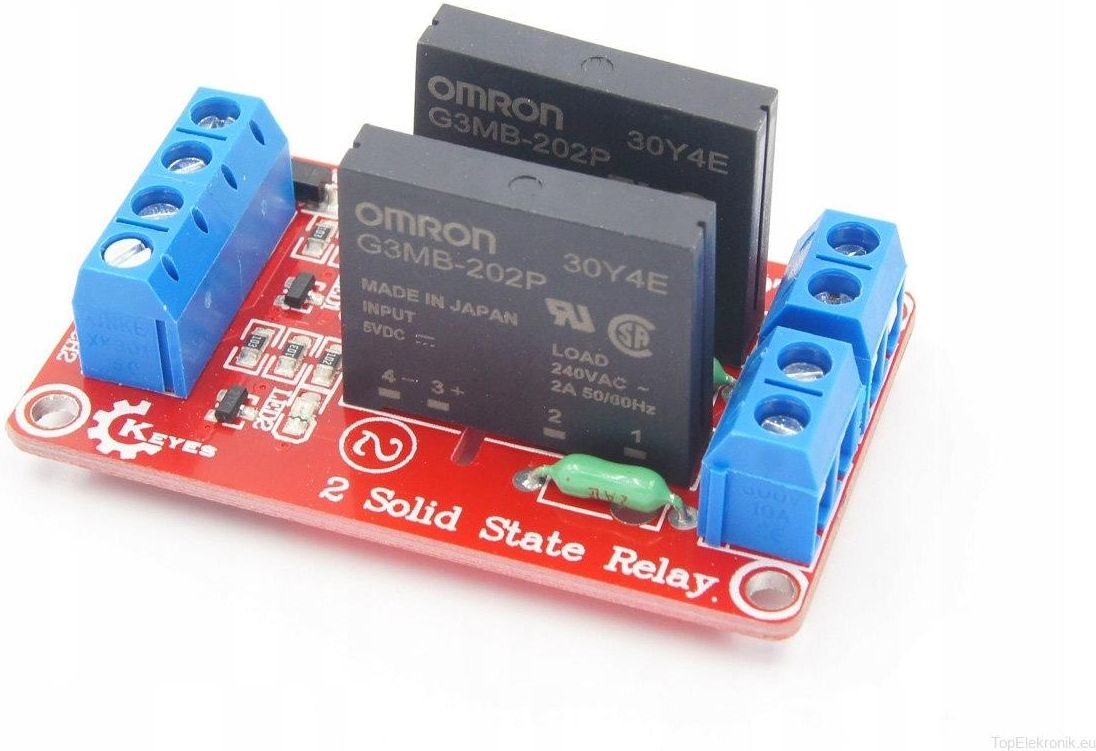 Topelektronik Przekaźnik Półprzewodnikowy Ssr 2 Kanałowy Arduino ...