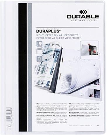 Targhetta Per Nome Da Tavolo In Plastica Dura - DURABLE A Cavalletto Alt X Largh 61 122 X 210 Mm