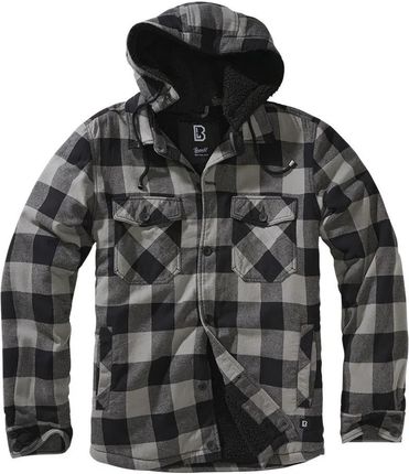 Kurtka Brandit Lumber Jacket Hooded Black/Charcoal