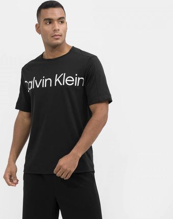 Męska koszulka treningowa CALVIN KLEIN MEN 00GMS3K102 - czarna