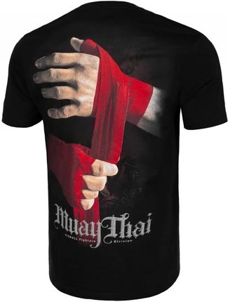 Koszulka Pit Bull 190 Regular Series Muay Thai FD '23 - Czarna