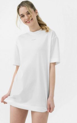 Sukienka shirtowa mini CALVIN KLEIN WOMEN 00GWS3D902 - biała
