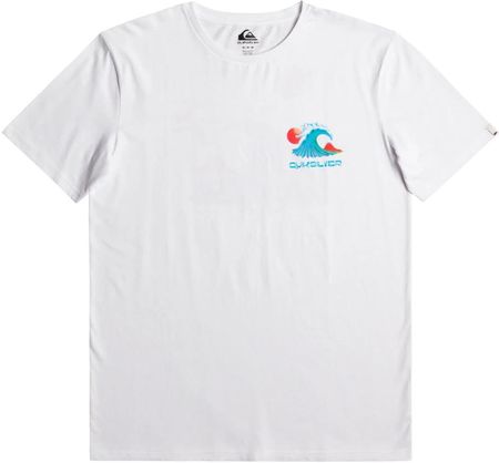 Męski t-shirt z nadrukiem QUIKSILVER Ocean Bed - biały