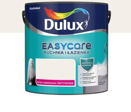 Dulux Easycare Kuchnia&Łazienka Perłowy Biały Satyna 2,5l