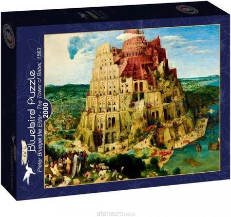 Bluebird Puzzle 2000El. Wieża Babel Piotr Brueghel 1563
