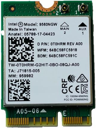 Karta sieciowa Intel Bt M.2 9560Ngw T0HRM