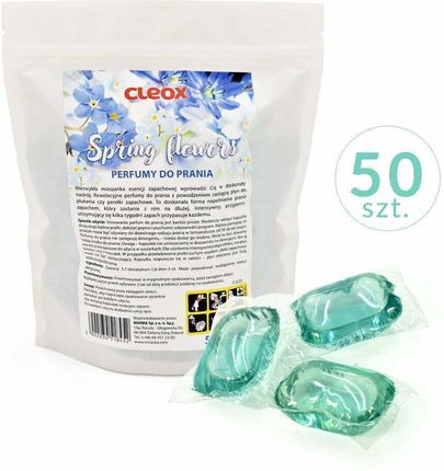 CLEOX - Perfumy do prania Spring flowers (50x5ml)