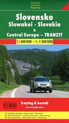 Slovensko automapa 1:500 000 (edice Tranzit) neuveden