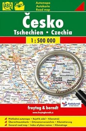 Automapa: Česko 1:500 000 (cestujeme bez brýlí) neuveden