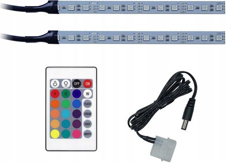 Aluminiowe listwy Pc 2x21 Led Rgb