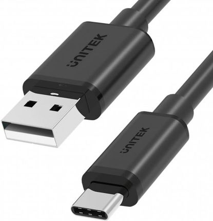 Unitek Przewód USB typ A - TYP-C M-M 2.0 480Mbps 1m (Y-C482BK)