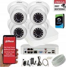Kamera IP wewnętrzna/zewnętrzna Dahua IPCHDW1230S0280BS5NVR4104P4KS2L