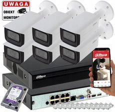 Kamera IP zewnętrzna Dahua IPCHFW1431TZS2812S4NVR4108HS8P