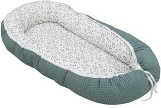 Ullenboom Baby Nest & Cocoon Waffle Motif Floral Green