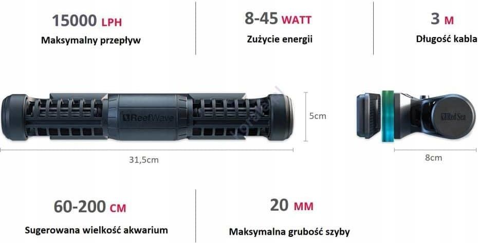 Red Sea Reefwave 45 Pompa Cyrkulacyjna - Opinie i ceny na Ceneo.pl