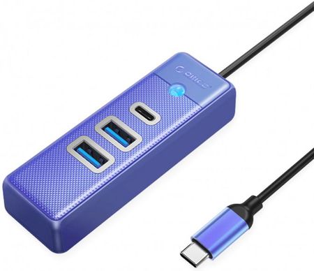 Hub USB TYP-C Orico 2x USB 3.1 + USB TYP-C - niebieski (PWC2U-C3-015-BL-EP)