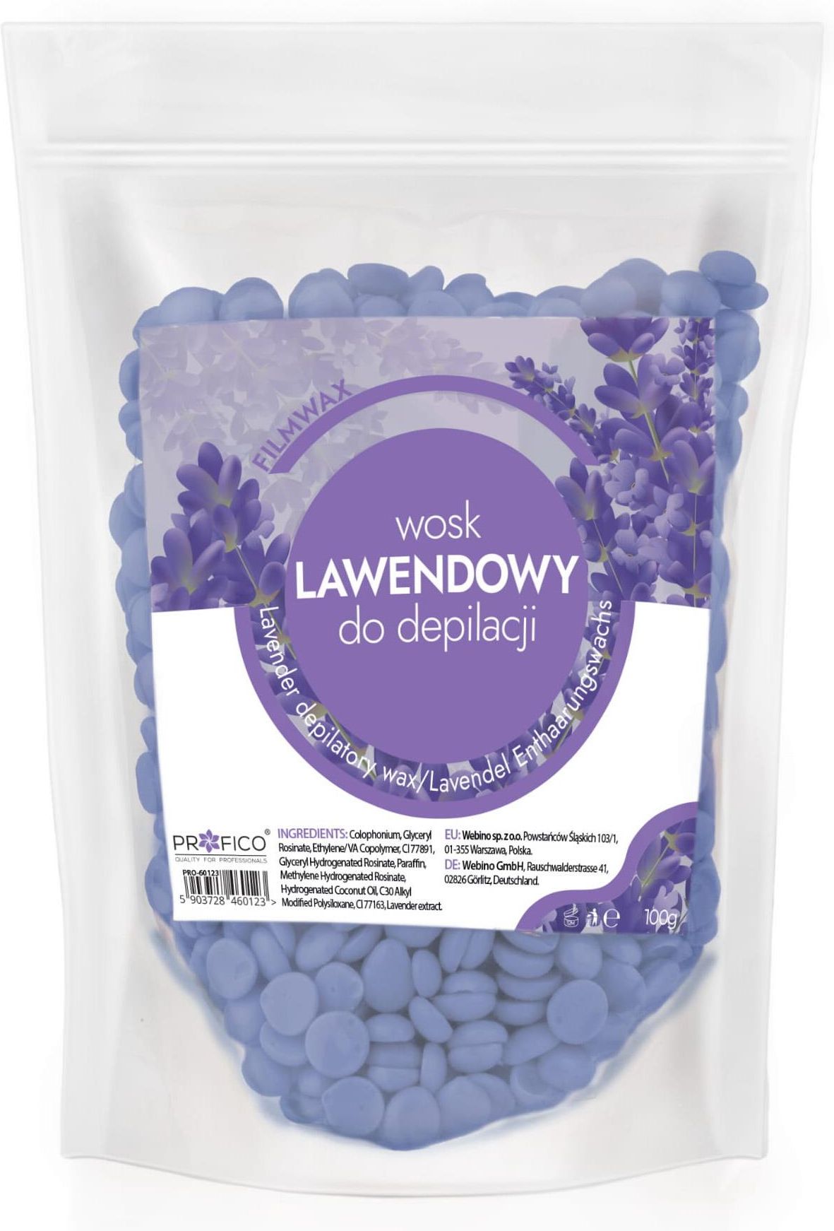 Produkt do depilacji Profico Wosk Twardy W Granulkach Bezpaskowy