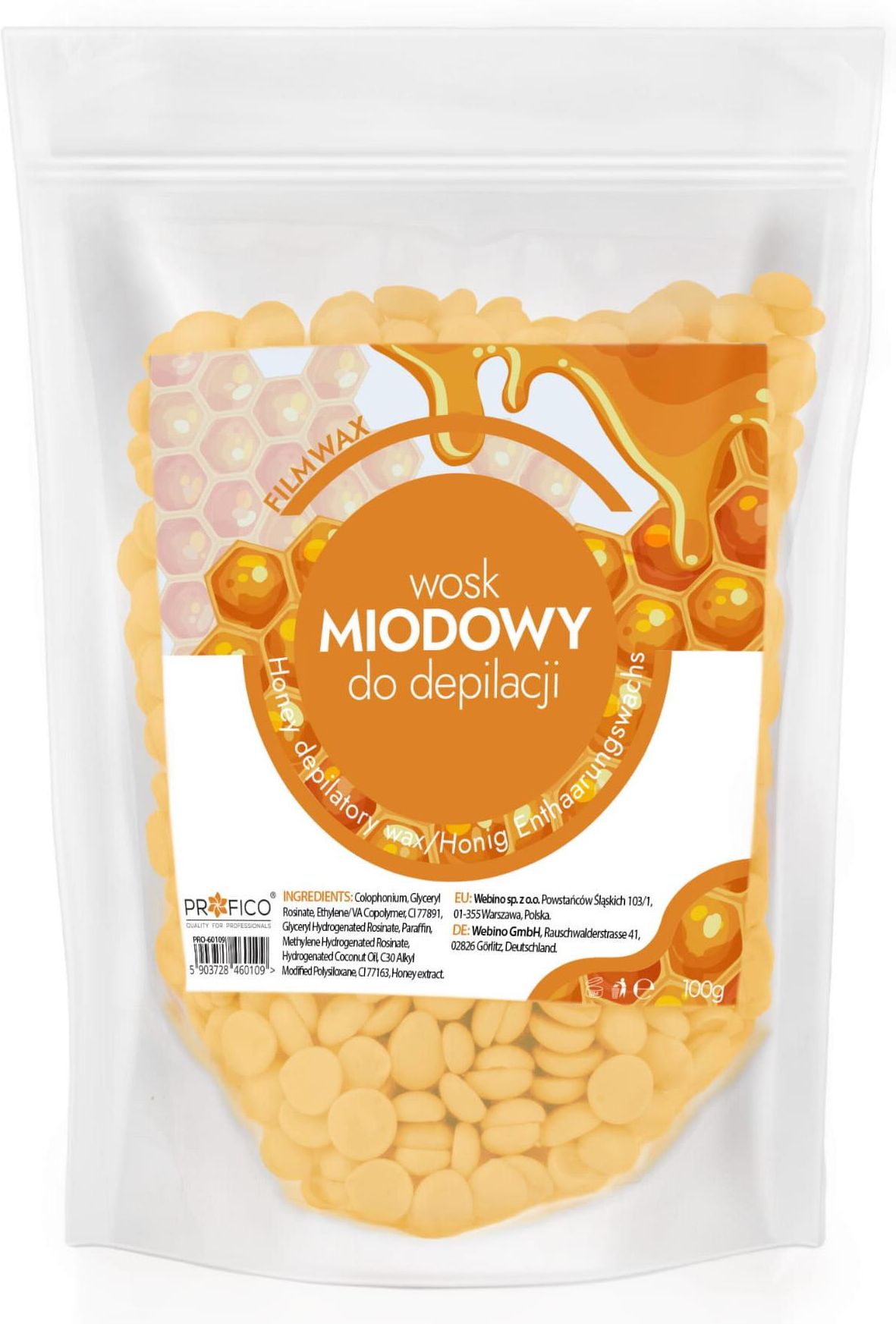 Produkt do depilacji Profico Wosk Twardy W Granulkach Bezpaskowy