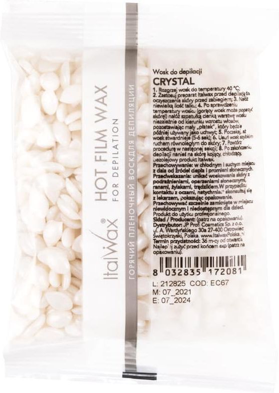 Produkt do depilacji Italwax Wosk Twardy W Granulkach Crystal 100 g