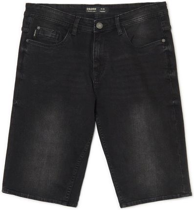 Cropp - Czarne jeansowe szorty - Czarny