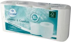 Zdjęcie Carrefour Essential Papier toaletowy biały 8 rolek - Poniatowa