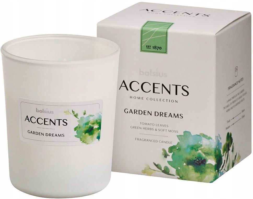 Bolsius - True Scents - Medium scented candle in glass. Size: m