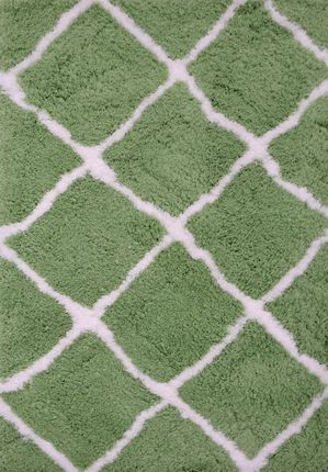 Toda-Carpets Zielony Pluszowy Dywan Velvet Puchaty 80X150 603d1b14-82f6-44d6-adbd-a01e8773ca14