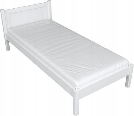 Łóżko Drewniane 100X190 Białe N02 13383609578