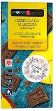 Zdjęcie Czekolada Bez Dodatku Cukru Wielkanoc Mleczna Z Mango Glutenu 75G  - Chojnów