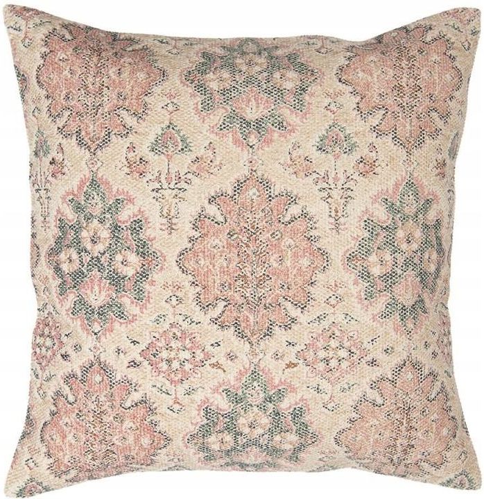 Federa Decorativa Clayre & Eef, 50x50 Cm, 100% Cotone, Colore Turchese, Stile Rustico E Nostalgico - 4