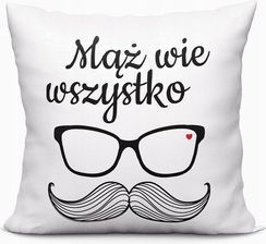 Markizeta Poszewka Dekoracyjna Mąż Wie Wszystko 40X40 d9756ca9-785f-4702-839c-a3324587c1db
