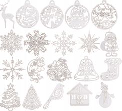 Bartu Bombki Drewniane Białe Ozdoby Świąteczne 20Szt 90dae4e8-60b1-4dec-a883-fc0d9bb5cd2d