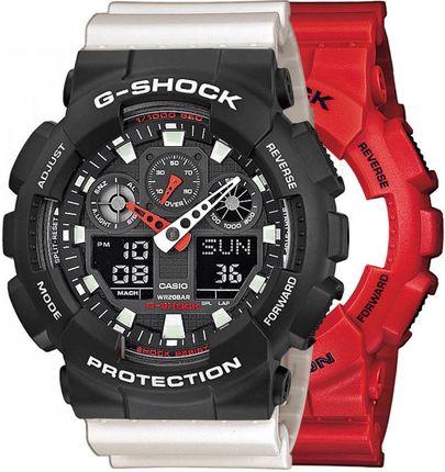 Casio G-Shock SET GA-100B-4AER + BEZEL 10508136 PASEK 10395227