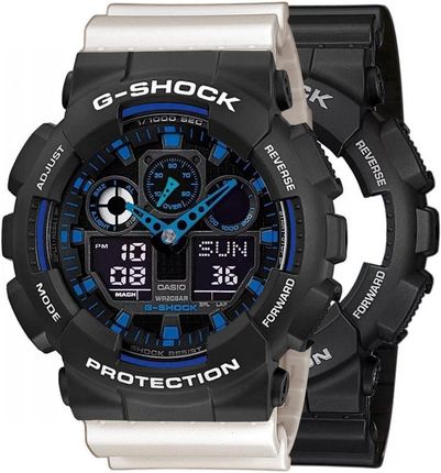 Casio G-Shock SET GA-100-1A2ER + BEZEL 10508136 PASEK 10395227